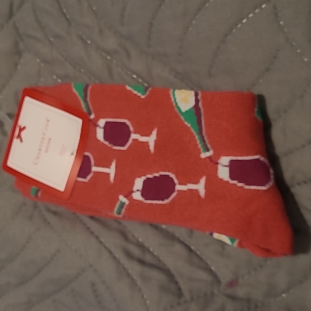 Charter Club Wine Glass Socks